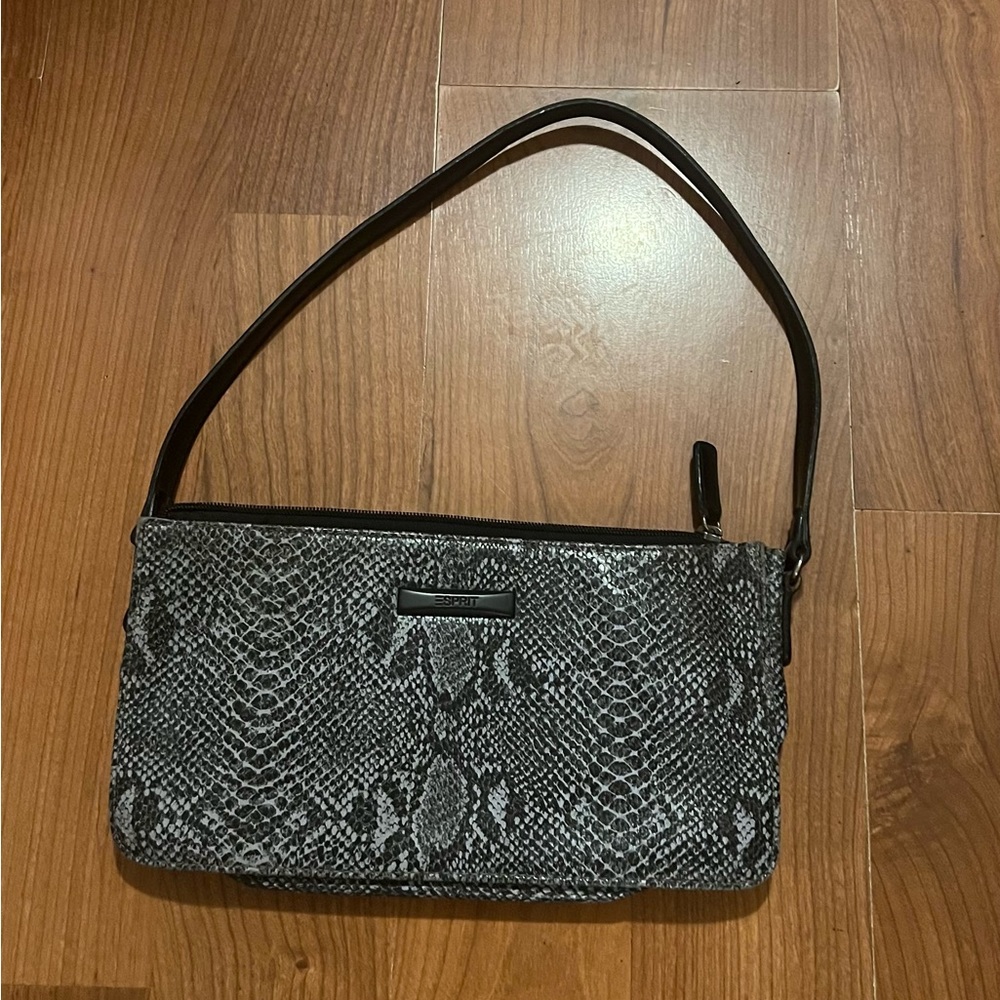 ESPRIT Woman’s  snakeskin faux leather shoulder bag
